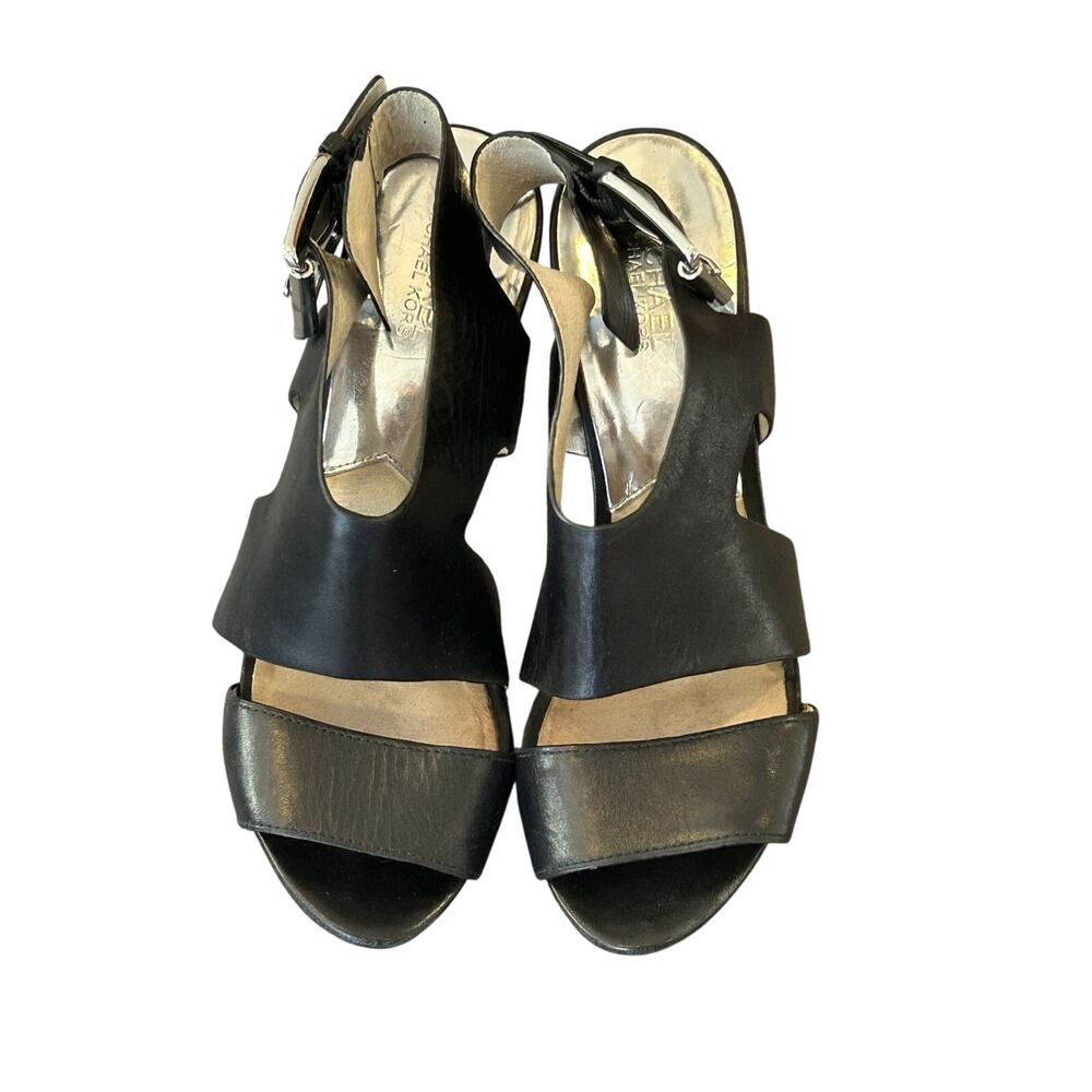 Michael Kors Carla Platform Slingback Sandals Women's size 9.5M